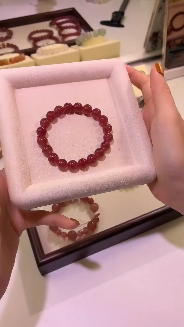 未镶嵌手串水晶草莓晶水晶手串