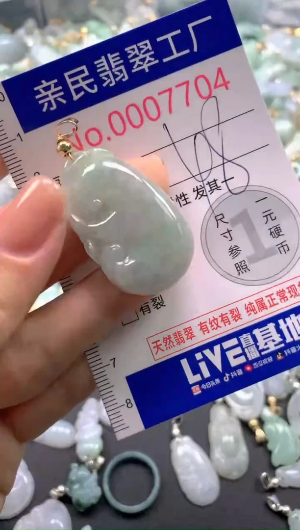 颈饰未镶嵌翡翠7704