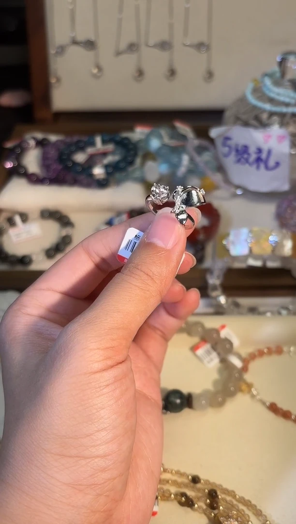 未镶嵌戒指水晶g858多样性发货一件