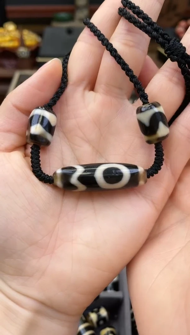 玛瑙/玉髓颈饰未镶嵌精品老吴全手息增怀牙牙三宝阵颈饰