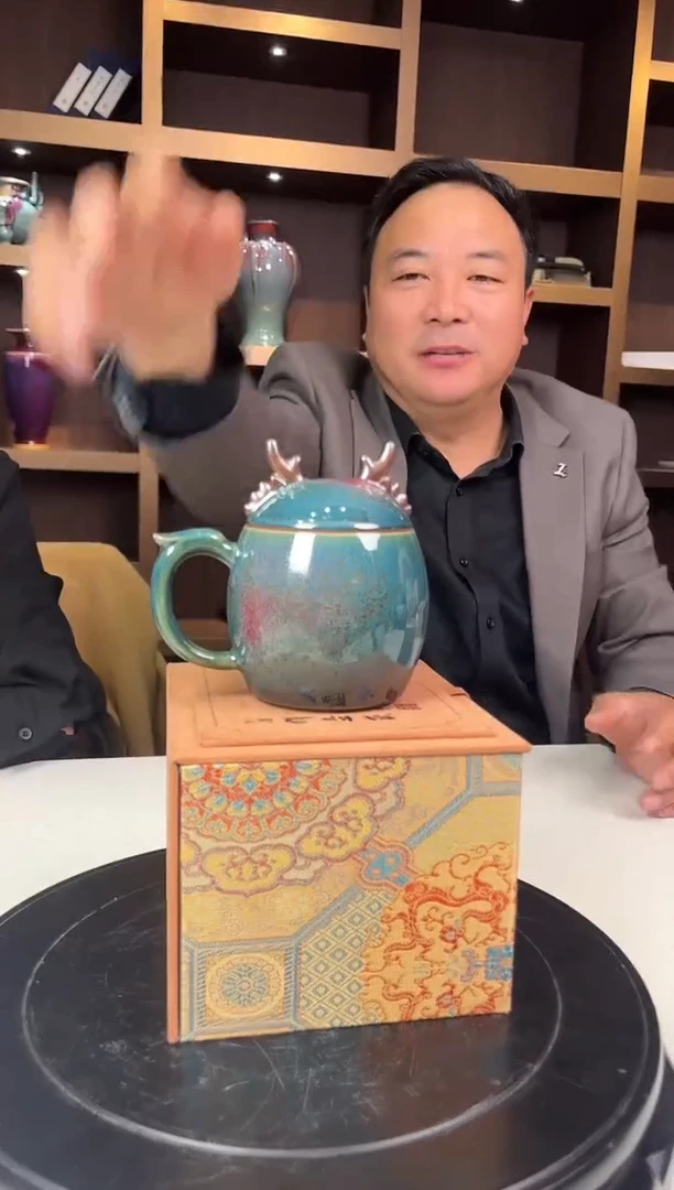 摆件瓷瓷立方-11.14-钧瓷-21