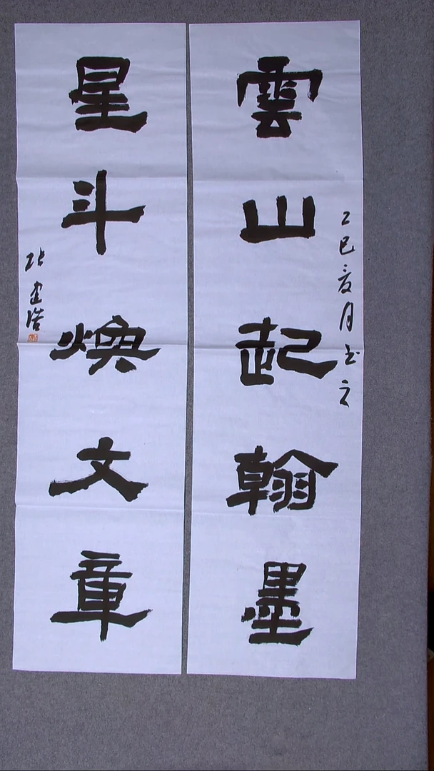 书法张建浩 河南南阳 138*34*2八平尺