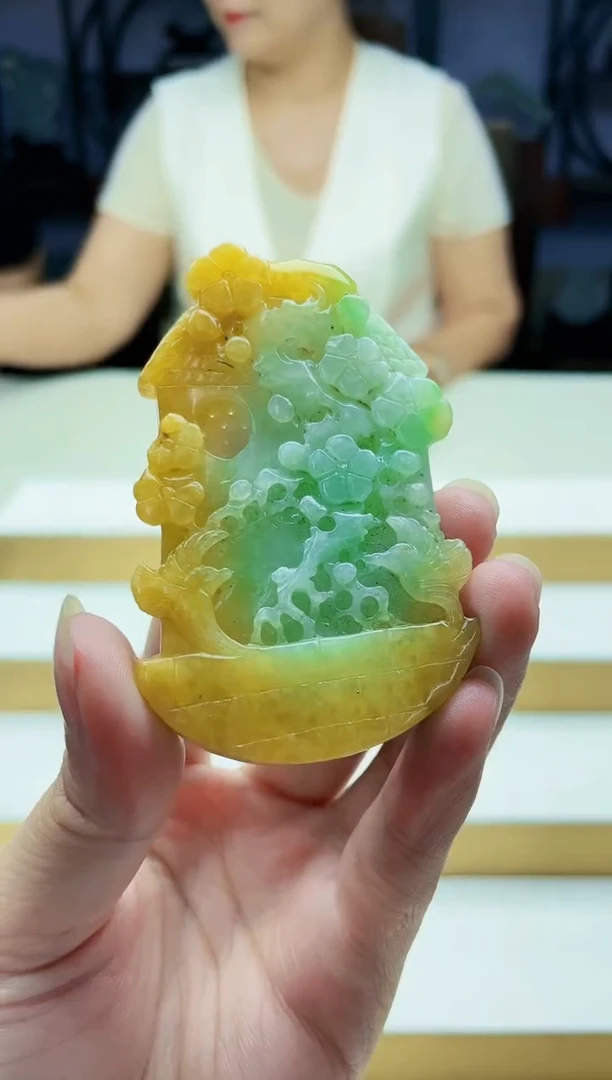 未镶嵌定制翡翠毛货08310032