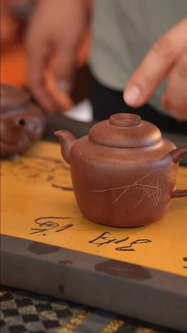 茶壶紫砂原矿手工制作