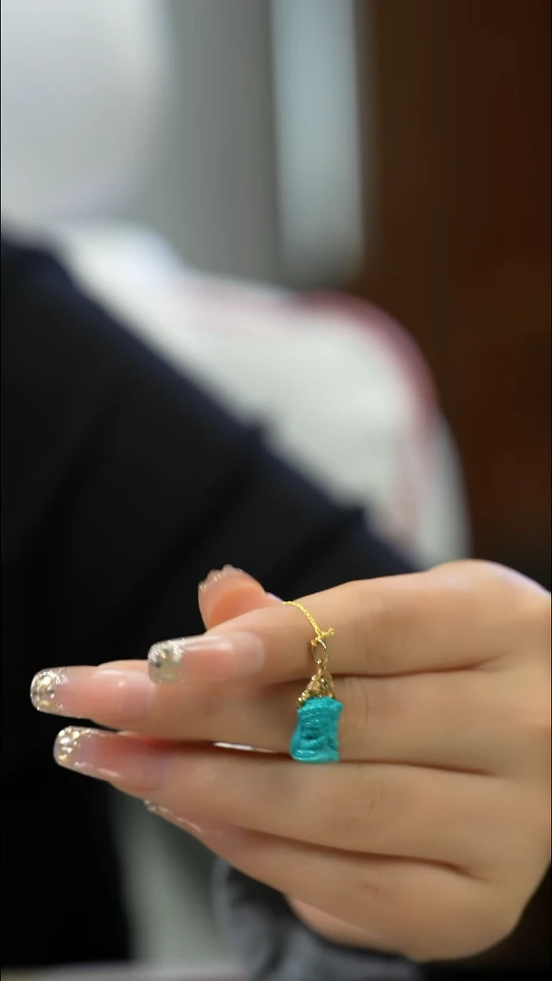 未镶嵌绿松石吊坠度母 多样性发一