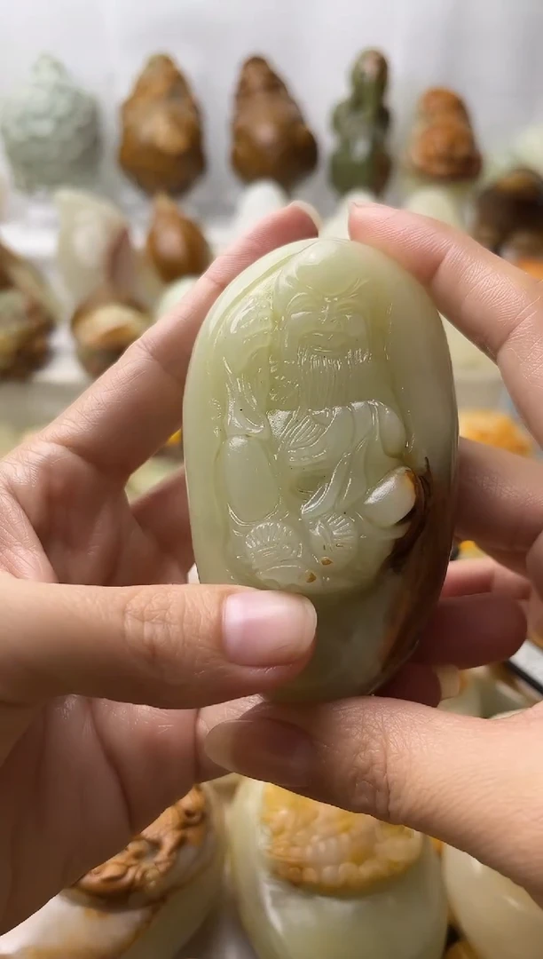 石材方解石棉纹正常不退换寿星