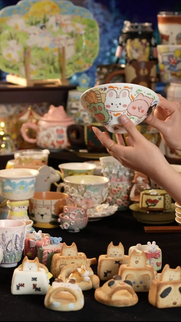 其他陶景德镇釉下彩手绘设计师款陶瓷