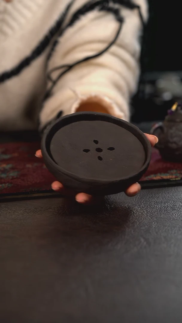 伟壶柴烧双层水滴干泡