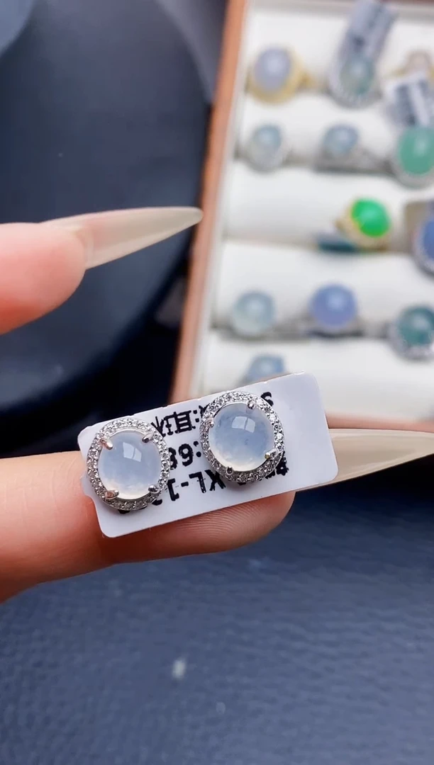 银S925镶嵌戒指翡翠1294