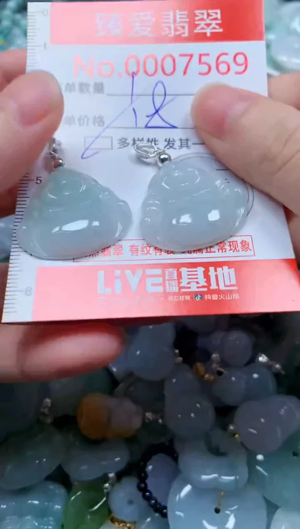 翡翠未镶嵌吊坠(不含链)7569