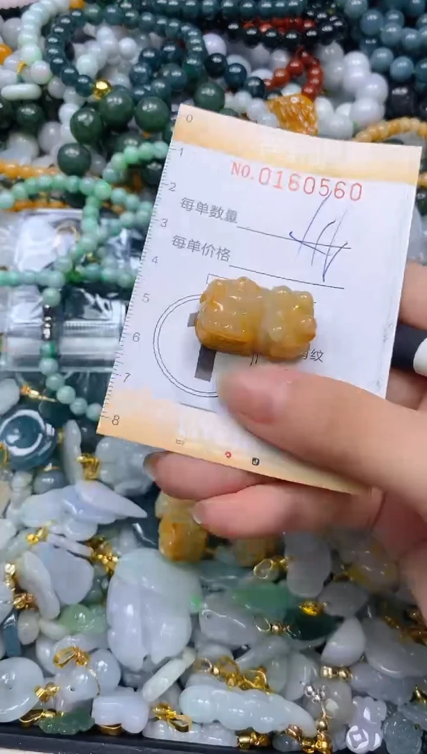 翡翠未镶嵌颈饰闪购0160560多样性发其一