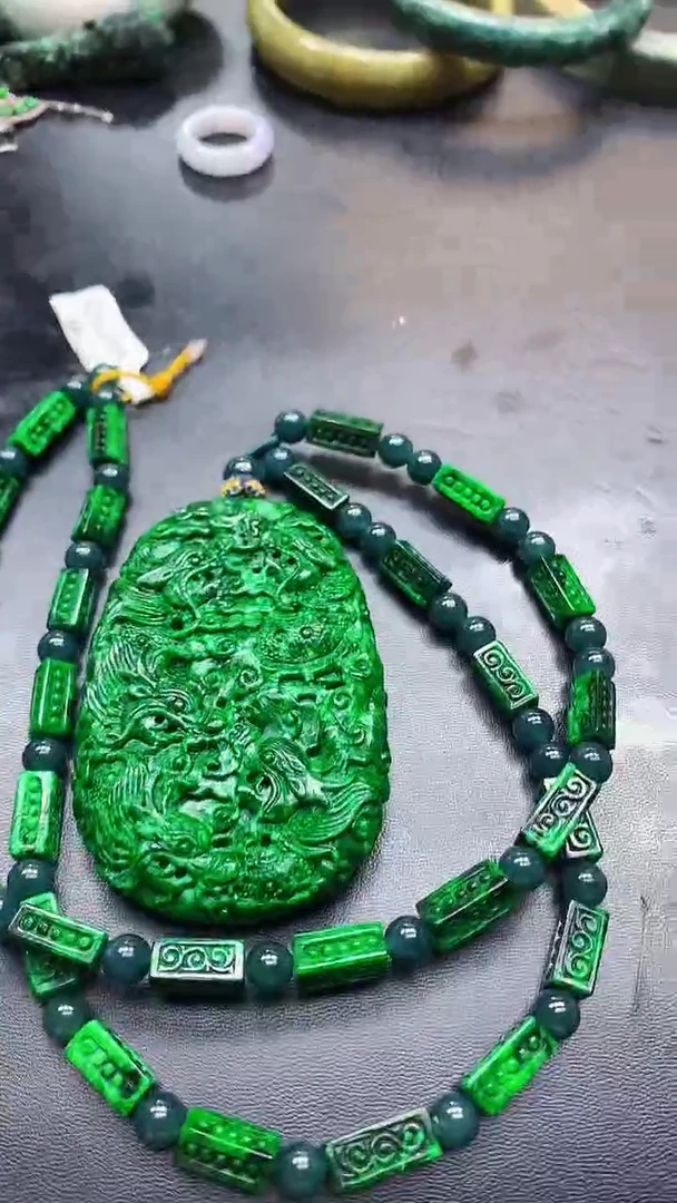 未镶嵌定制翡翠演****）天然缅甸a货翡翠