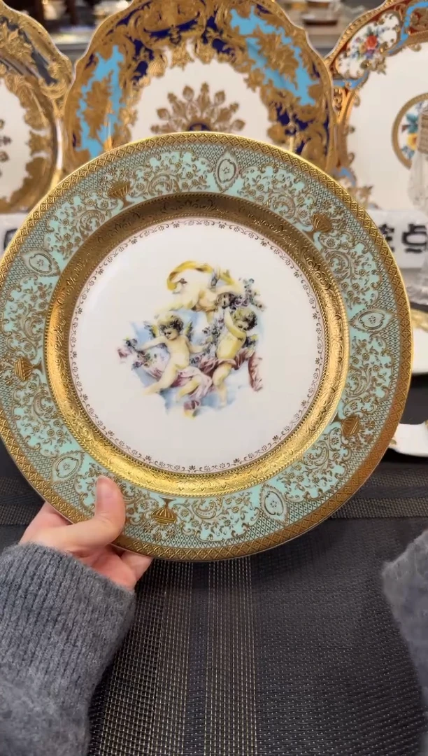 瓷片9英寸平盘 1个