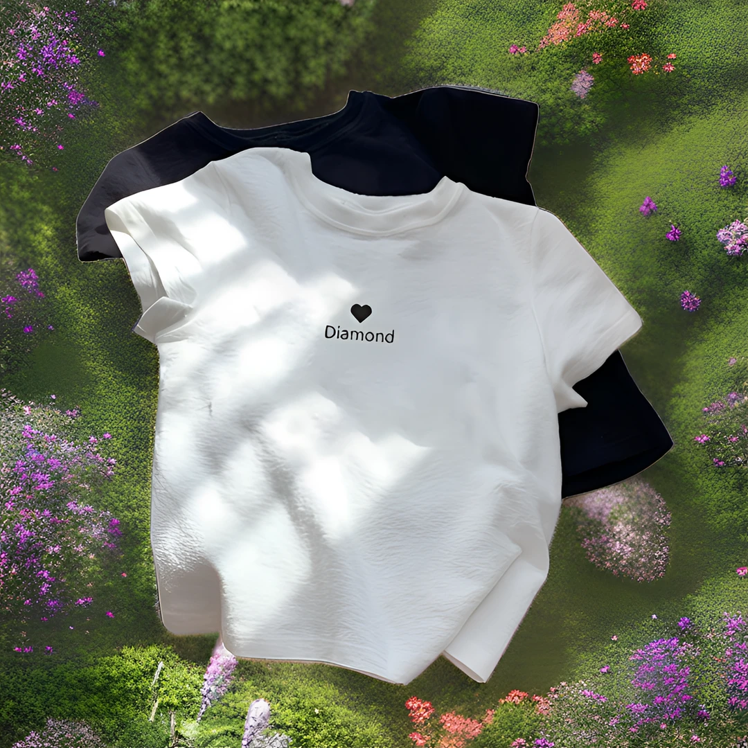 儿童衣服反季短袖纯棉T恤女童夏季中大童宽松小女孩时尚童装男童