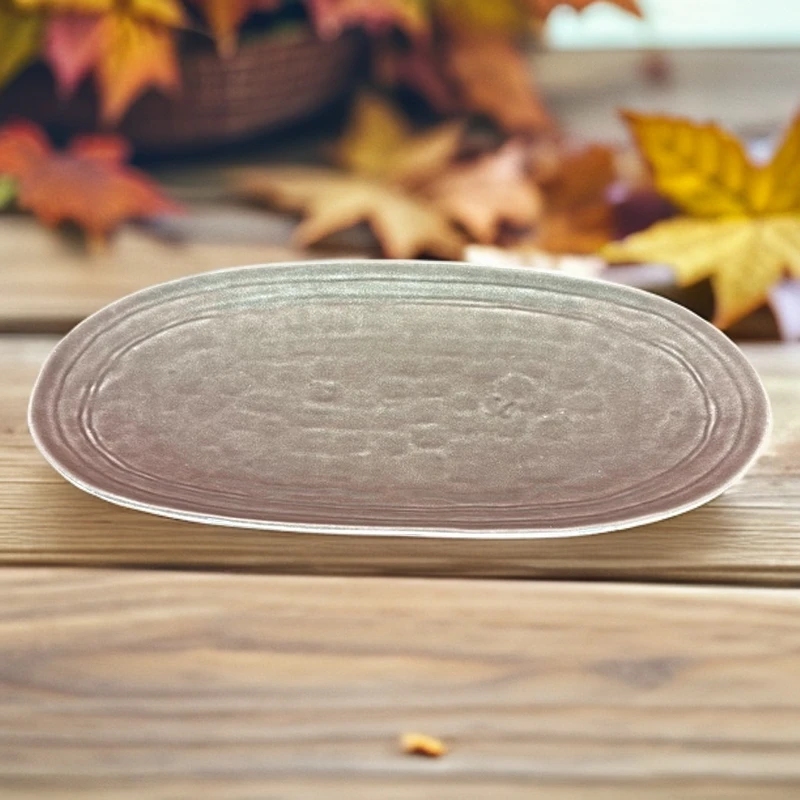 620 微瑕品椭圆形鱼盘