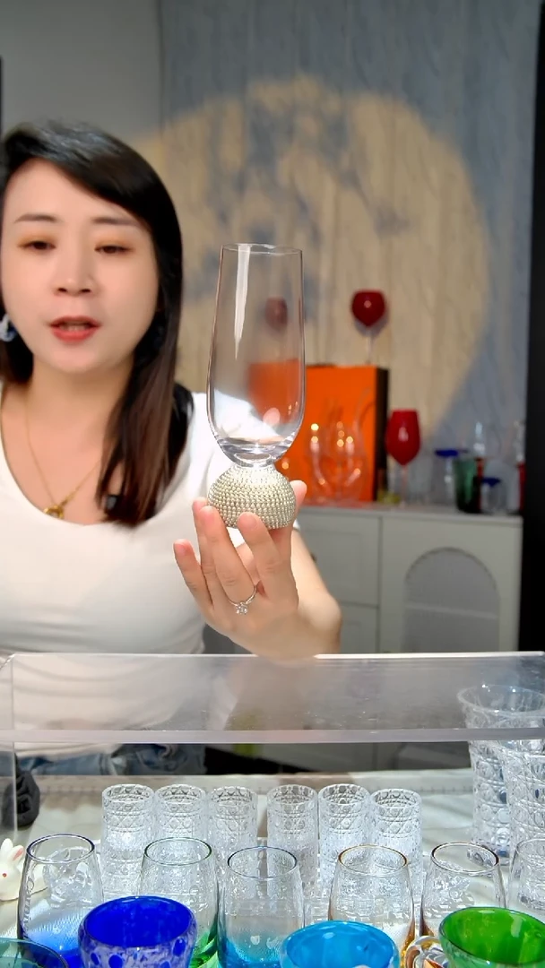 玻璃2只珍珠香槟杯111
