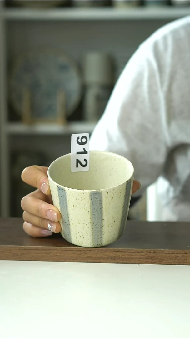 912微瑕提拉米苏香草猪口杯240ml@4-2@