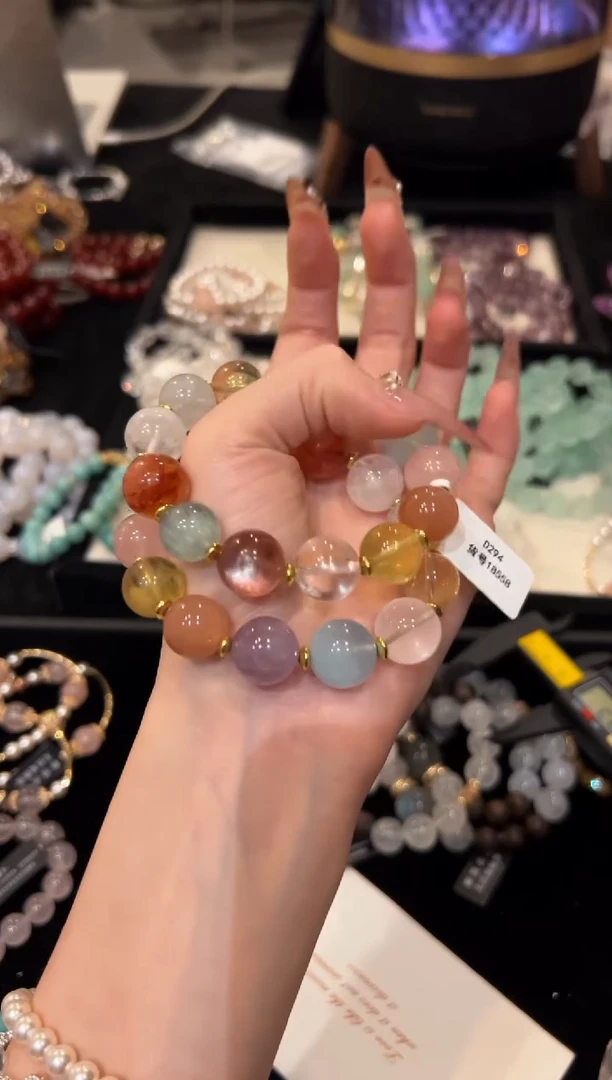 未镶嵌手串水晶多宝手串