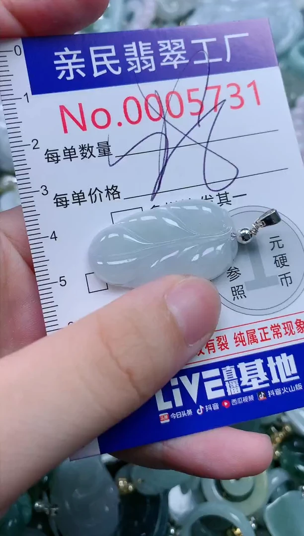 翡翠未镶嵌吊坠(不含链)5731