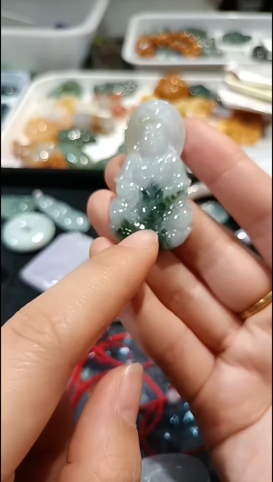 吊坠(不含链)未镶嵌翡翠翡翠观音