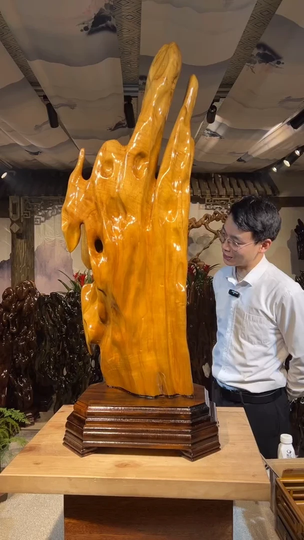 【闪购商品】金丝楠金丝楠小叶桢楠摆件108-42-30