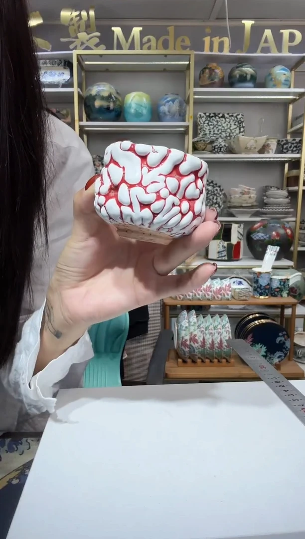 陶瓷萩烧杯子一只装873