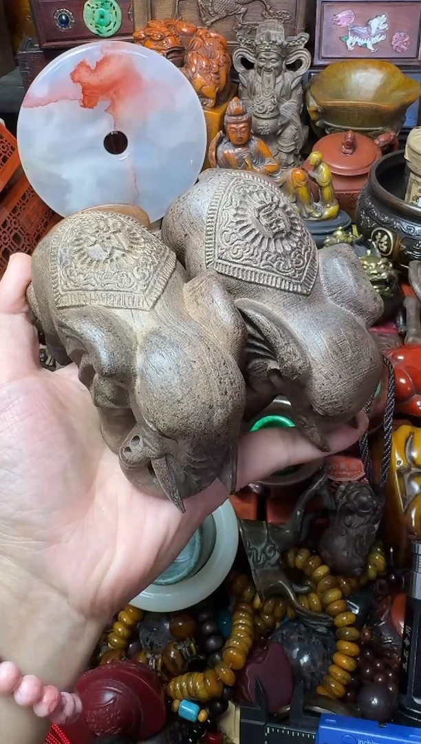 木奇楠香摆件，主播推荐：一物一拍，讲解为准