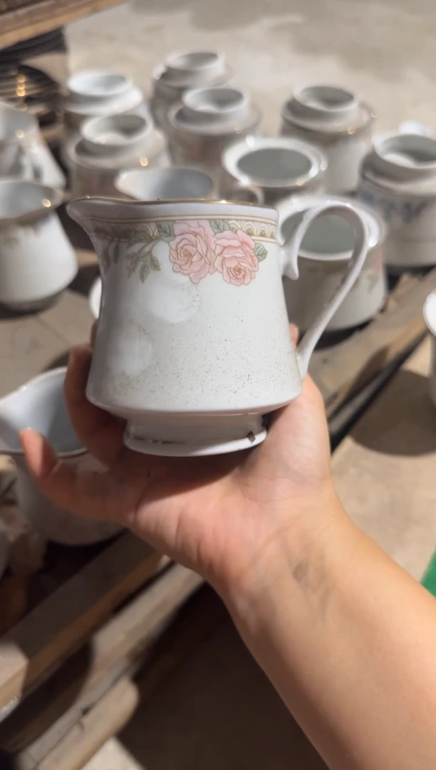 摆件老仓库出口公道杯微瑕请慎拍