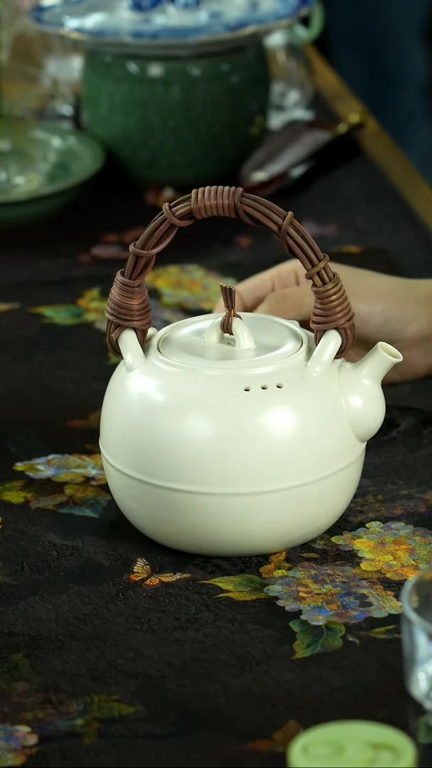 中秋国庆景德镇手绘瓷器