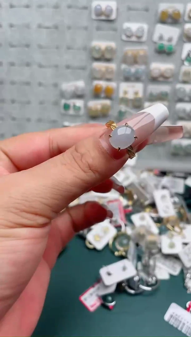 吊坠(不含链)银S925镶嵌翡翠.