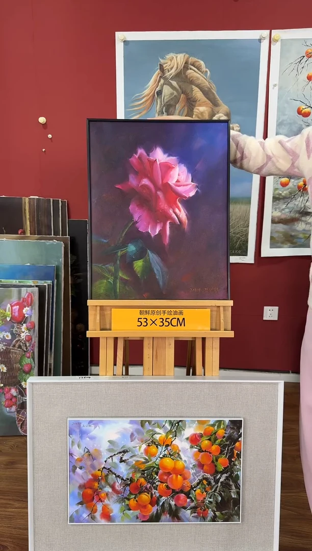 油画【11号】朝鲜原创手绘孤品油画