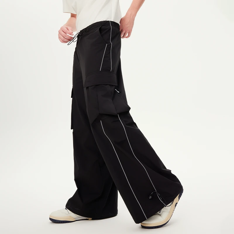 YKYB2025春季新款反光子母带工装裤Y51NXK019