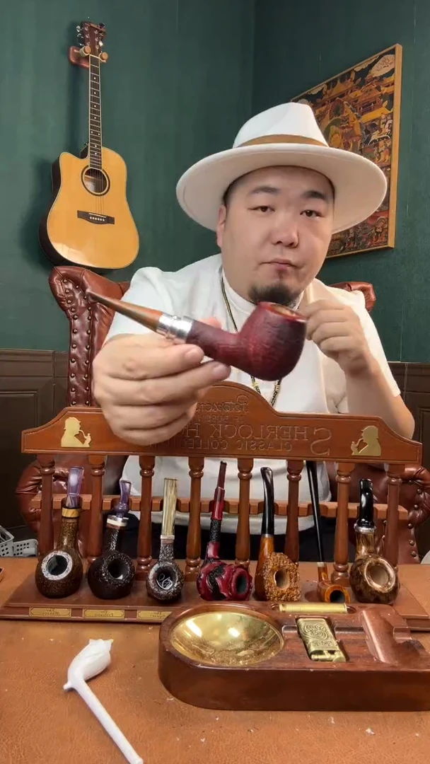 石楠木木雕款意大利进口石楠木烟斗
