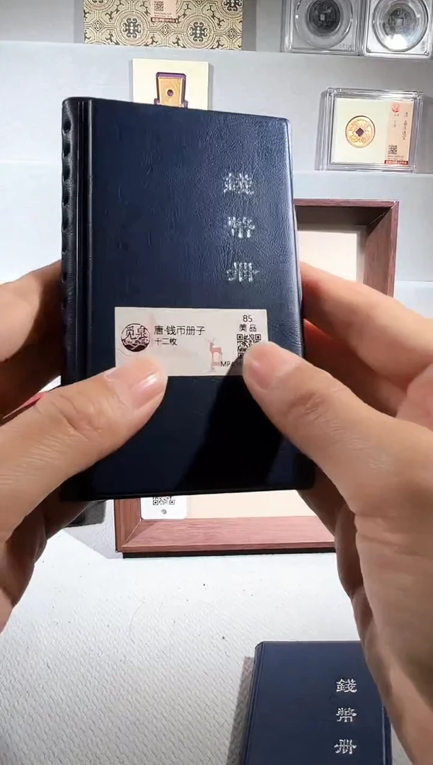 铜带评级 开元钱币册 共12枚