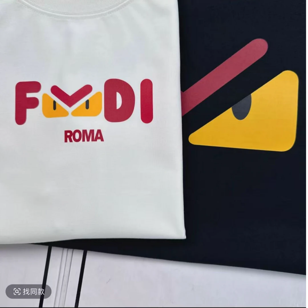 【11号】F怪兽之眼大标3D立体2025新款情侣短袖男女宽松