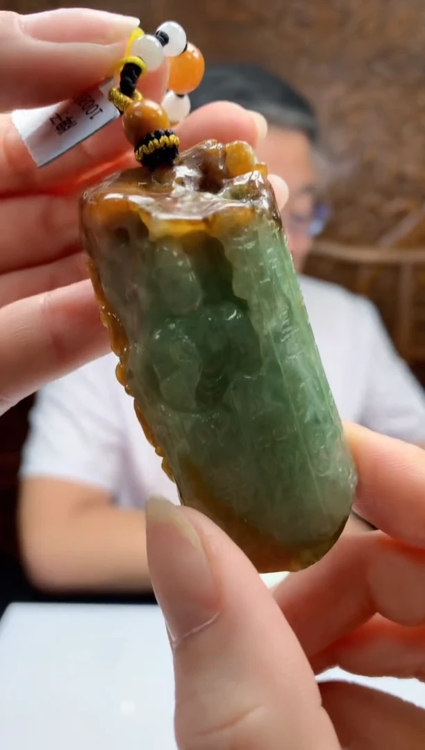 定制翡翠未镶嵌1072ry-毛货挂件81