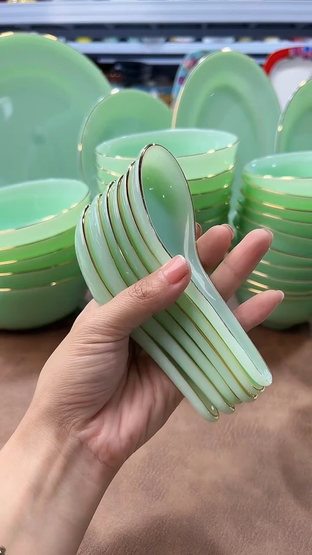 玉瓷小勺子六个景德镇陶瓷