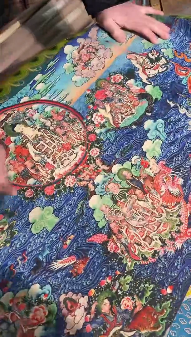 卷轴画曦曦的唐卡tk160