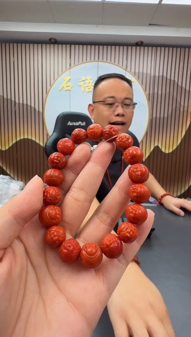 未镶嵌手串南红玛瑙012ZB1023产品一个