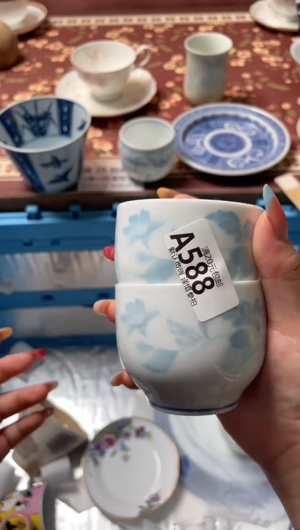 瓷片初**鱼瓷器瓷器A588