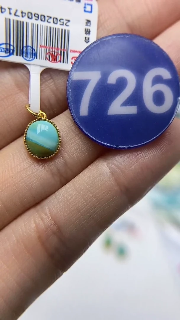 【闪购商品】绿松石提溜18K金镶嵌726