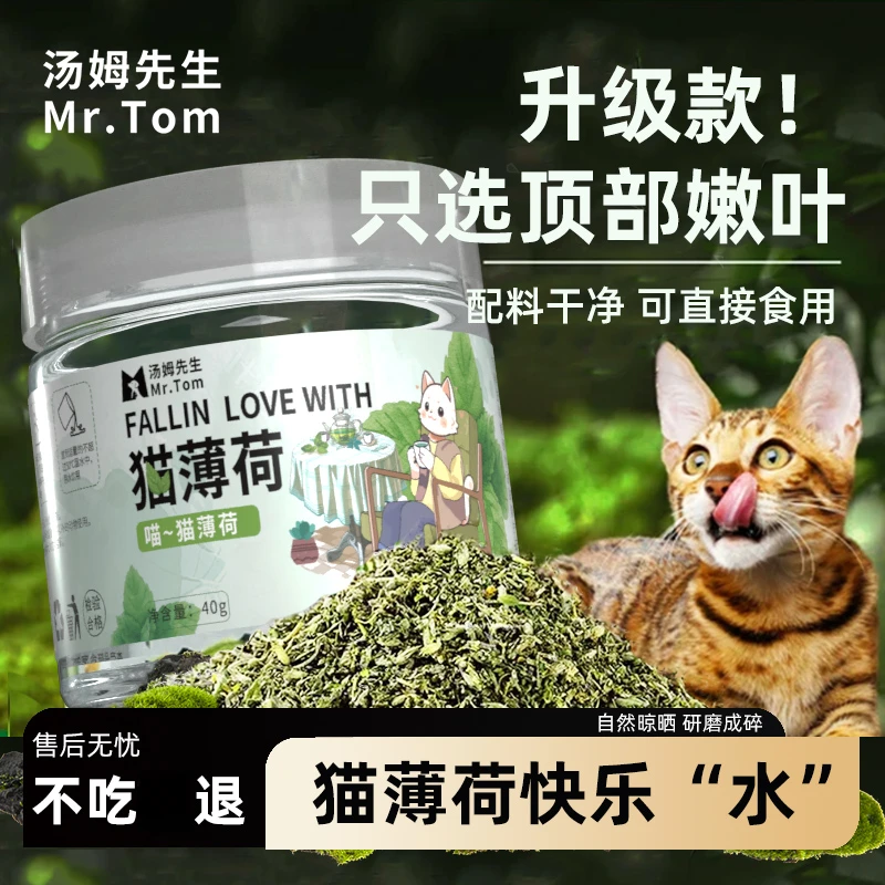 猫薄荷罐装自嗨解闷毛球拜拜天然可食用猫粮超强薄荷草干草薄荷球