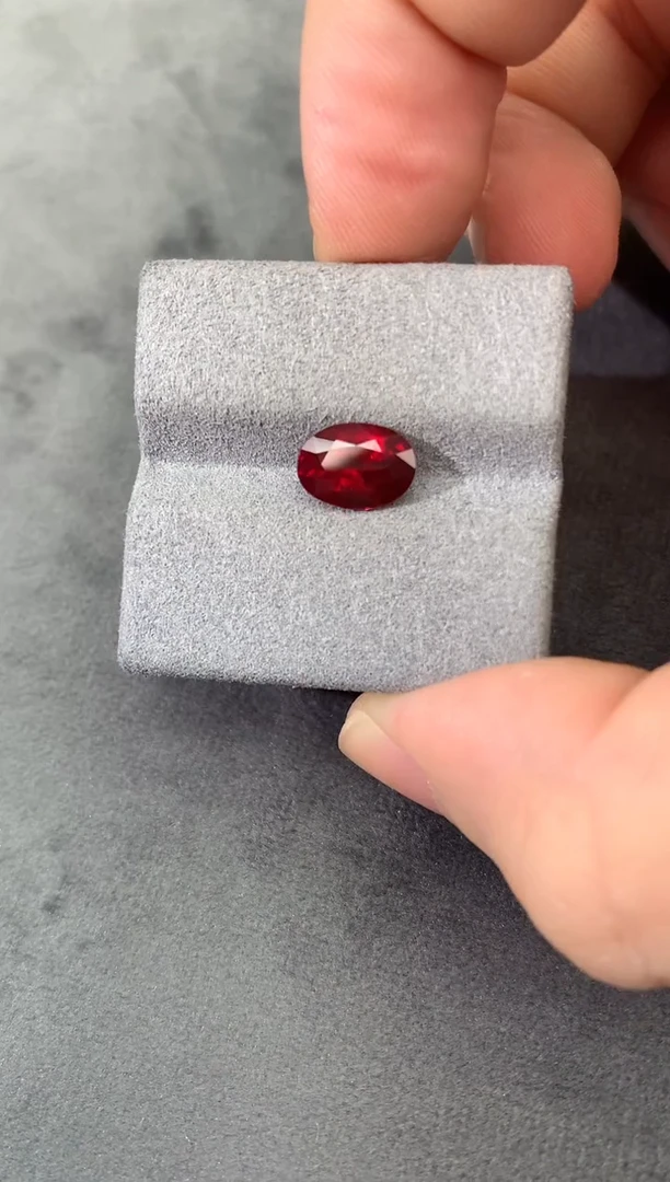 裸石红宝石无烧鸽血红 2.04CT