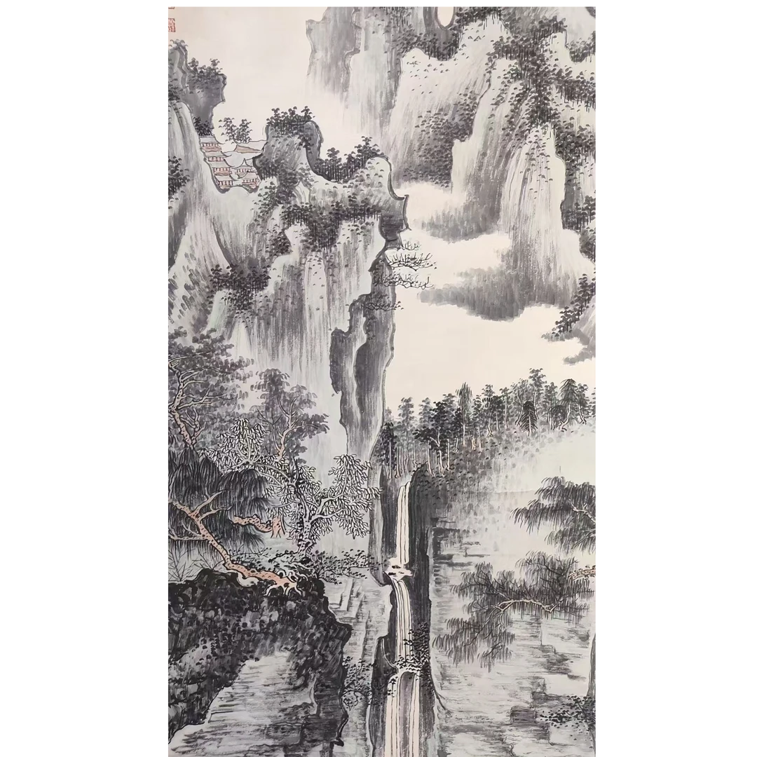 谢   山水立轴138/67