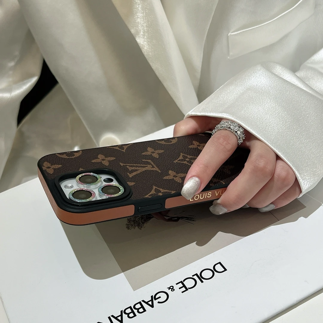 欧美老花高端适用苹果16promax手机壳iPhone15奢华潮牌情侣网红女