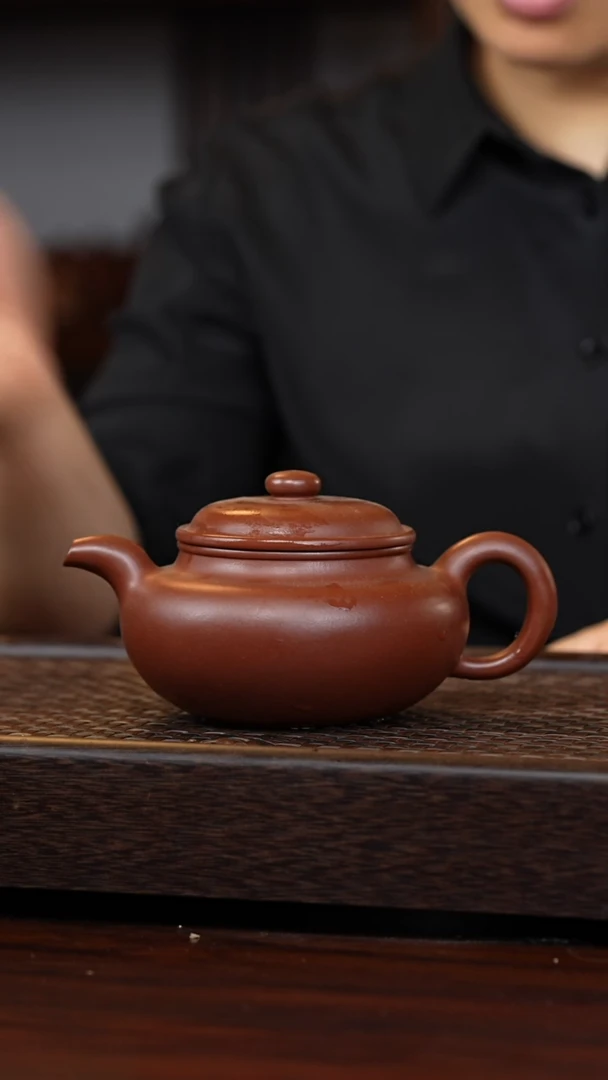 茶壶紫砂16号，丹壶溢香紫砂壶350毫升