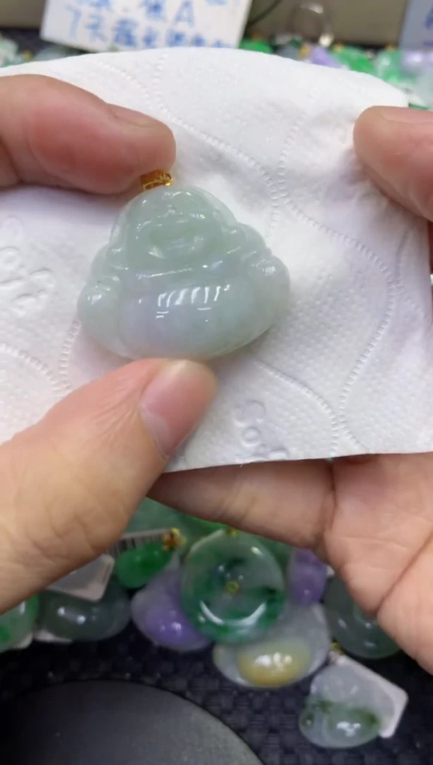 颈饰未镶嵌翡翠天然缅甸A货翡翠