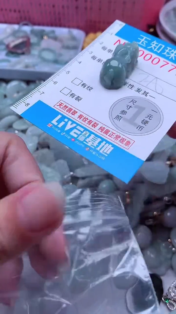 翡翠未镶嵌吊坠(不含链)7796