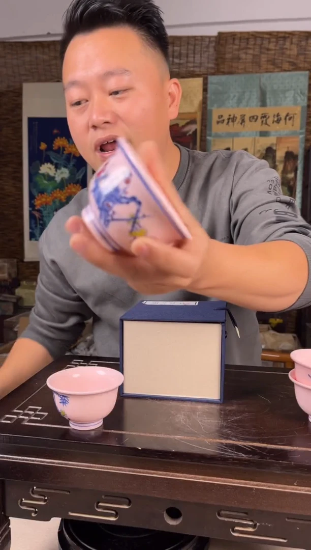 摆件瓷景德镇陶瓷摆件B007