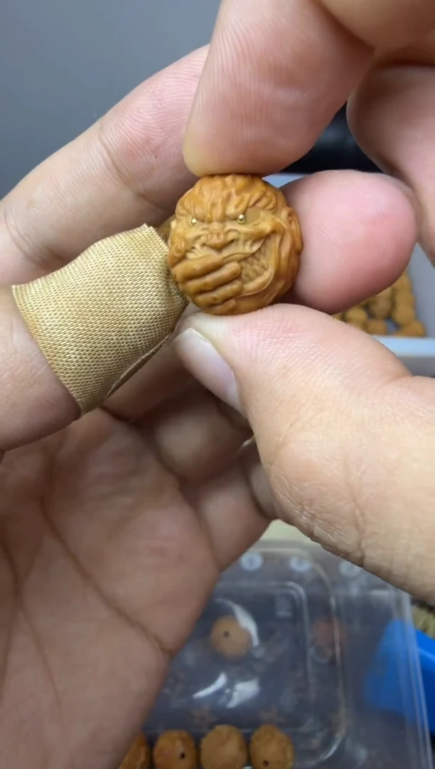 吊坠猴头核桃不语恶僧